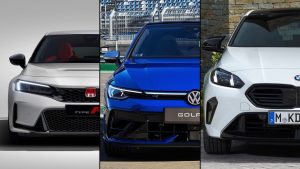 Quickest 2.0L hatchbacks lined next to each other